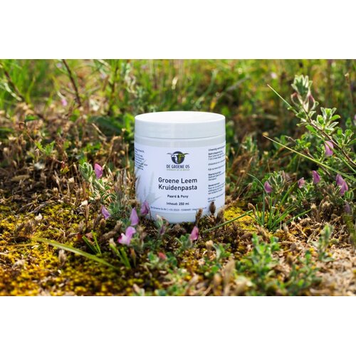 De Groene Os Groene Leem Kruidenpasta 200 ml De Groene Os Groene Leem Kruidenpasta 200 ml