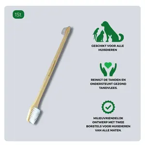 TraumaPet Tandenborstel bamboo dubbelzijdig TraumaPet Tandenborstel bamboo dubbelzijdig