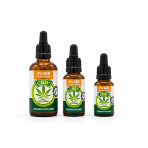 Jacob Hooy CBD olie 5% 1+1 GRATIS!