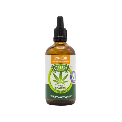 Jacob Hooy CBD olie 5% 1+1 GRATIS! Jacob Hooy CBD olie 5% 1+1 GRATIS!