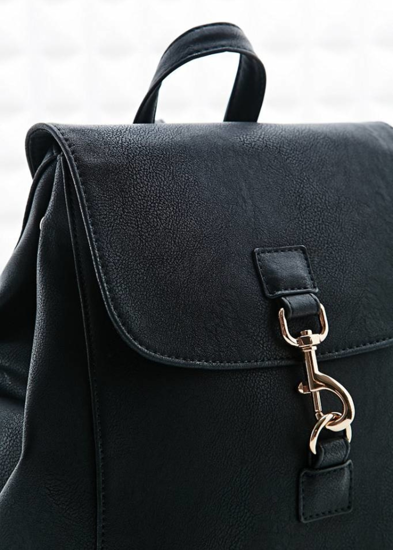 Small black backpack