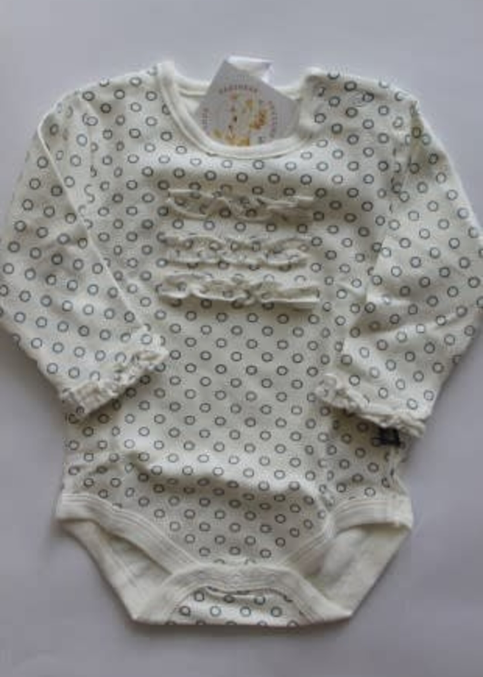 Dirkje Dirkje rompertje off white met roesels