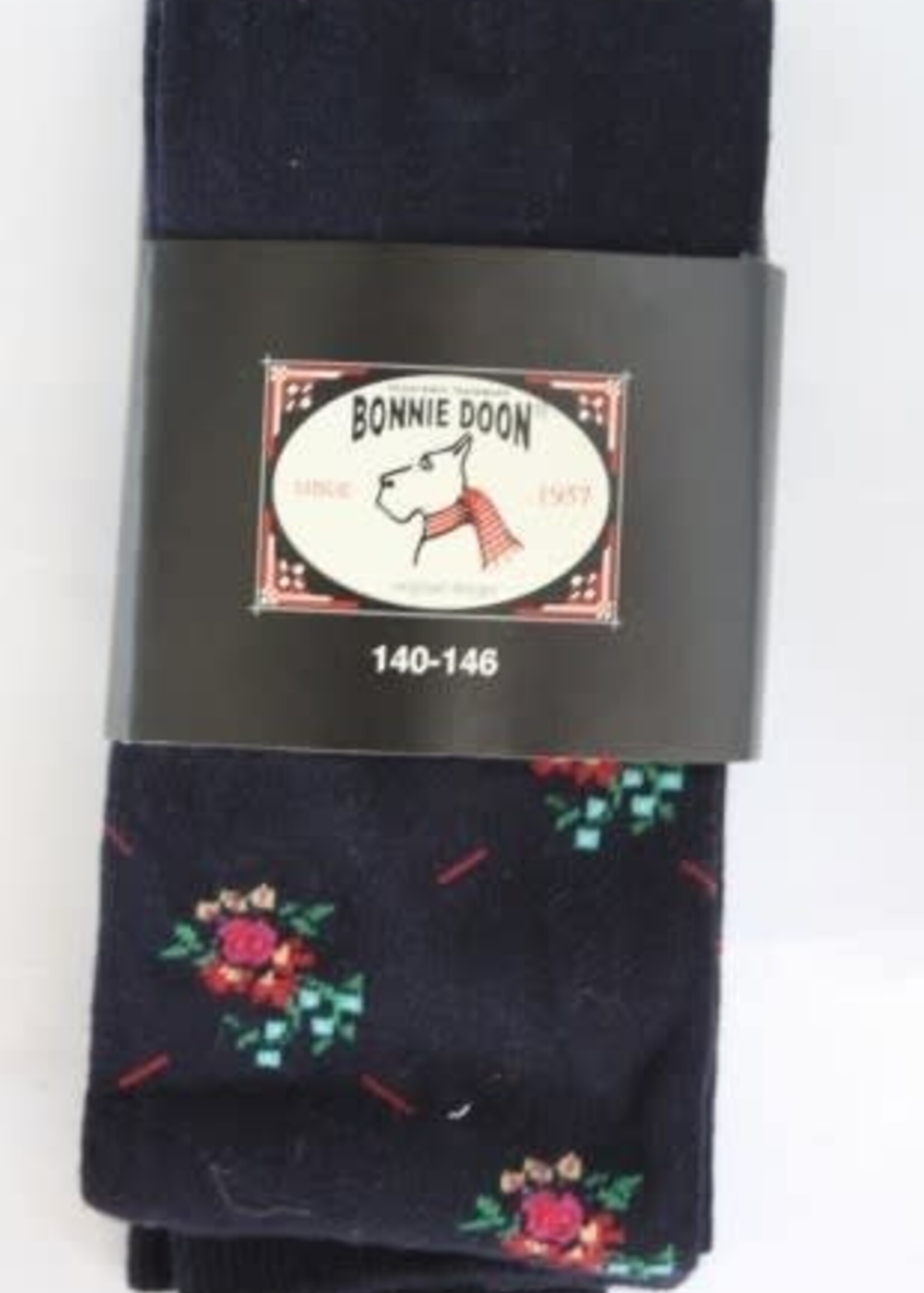 Bonnie Doon Bonnie Doon Maillots d.blauw met roze bloem