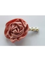 Villa Rose Roos satijn oud roze op parelknip