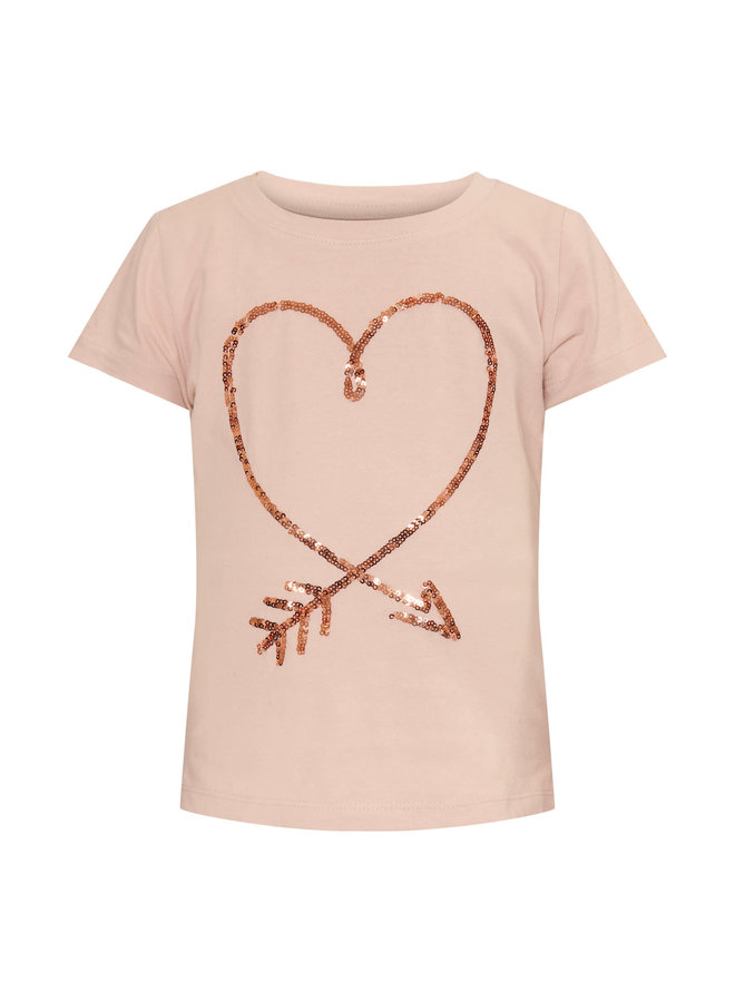 Zara  T-shirt  s/slv - Rose