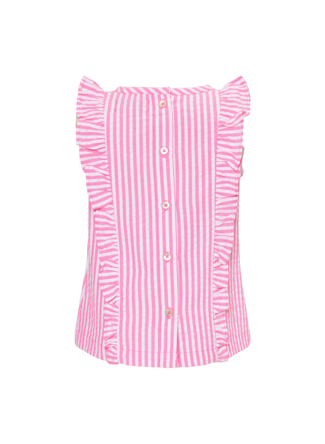 Zwaantje Top slv/less - Neon Pink