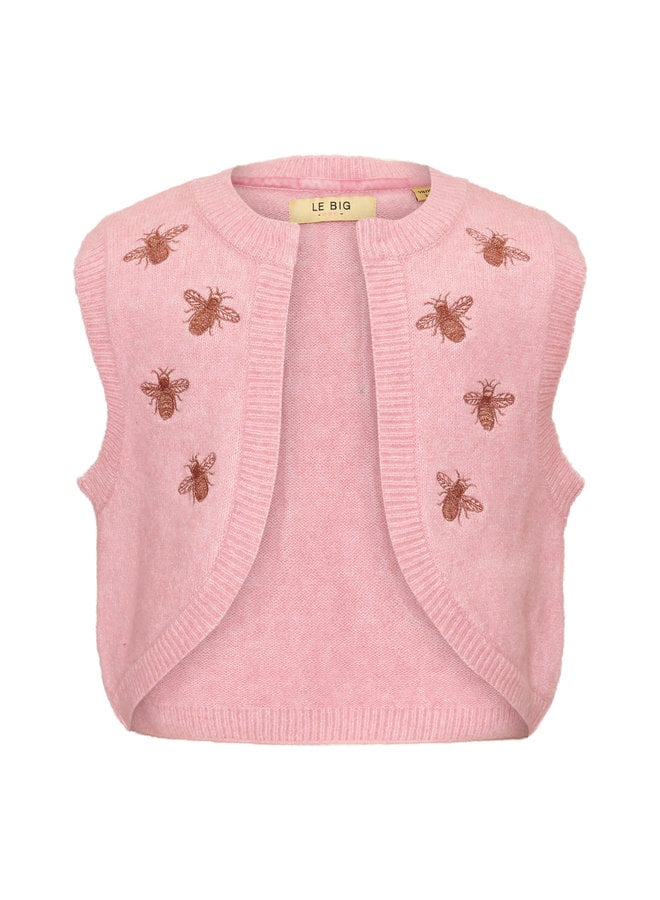 Wren Gilet - Dawn Pink