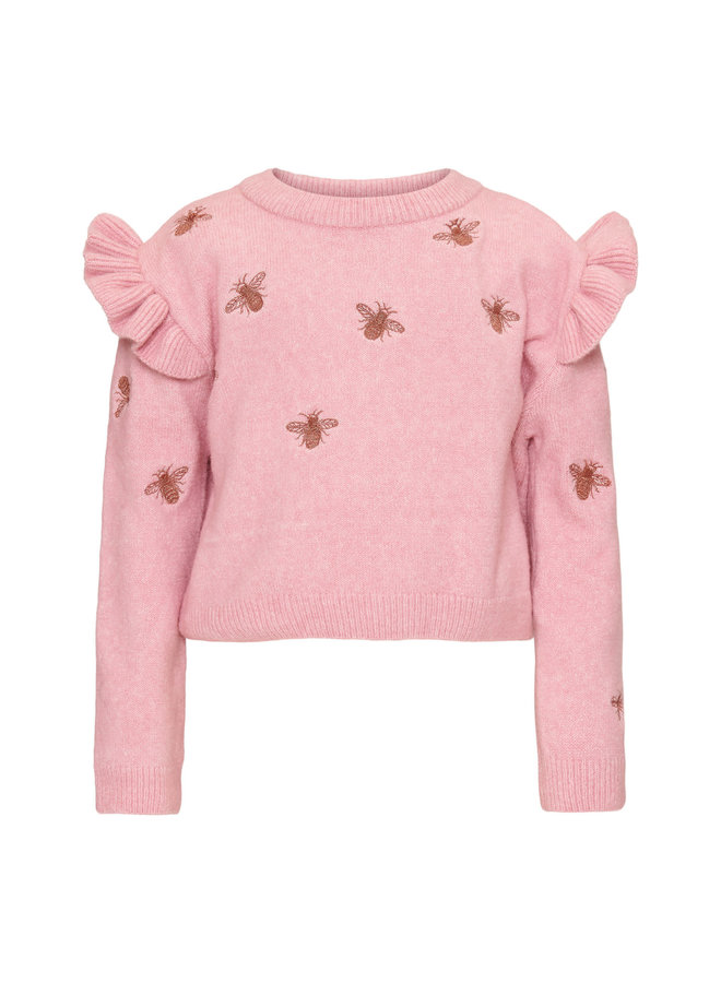 Wren Strickpullover - Dawn Pink