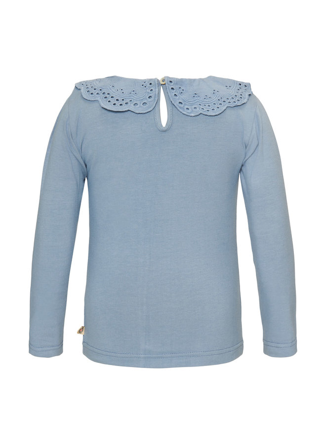 Wilhelmina Langarmshirt - Dawn Blue