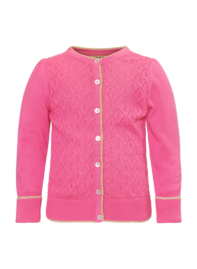 Amy Cardigan- Lollypop Pink