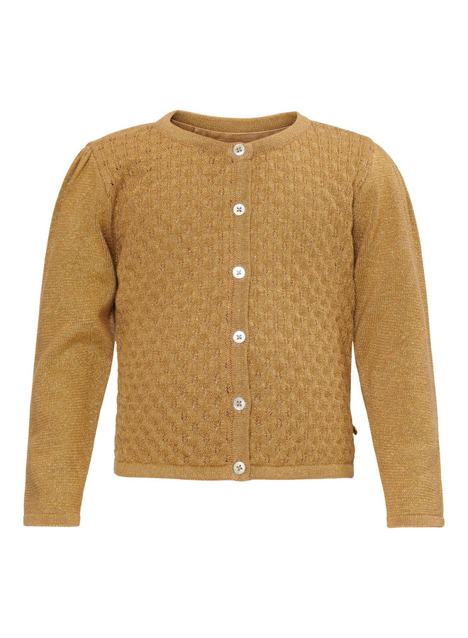 Whisper Cardigan- Dark Gold