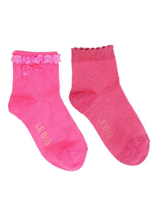 Utopia socks - Neon Pink