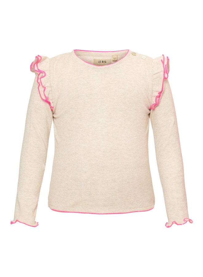 Ulvi sweater - beige melange