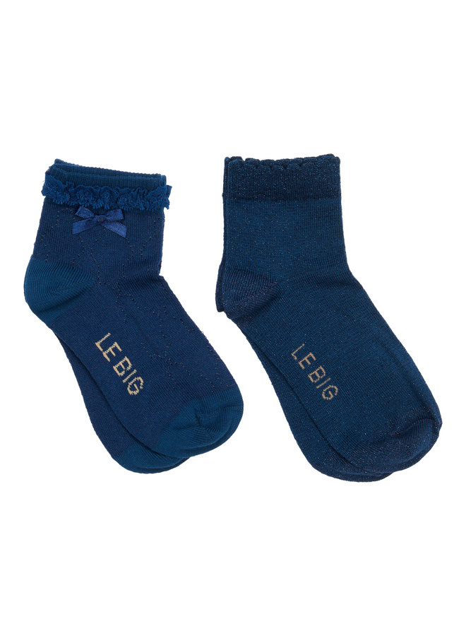 Utopia socks – Prussian Blue