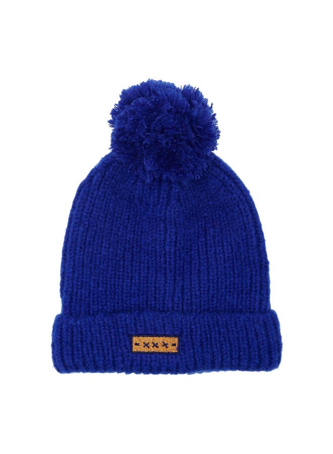 Amaya Pom Pom Hat- Maxima Blue