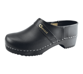 Gevavi Gevavi - 900 Gesloten Schoenklomp Hout - Zwart Gevavi Gevavi - 900 Gesloten Schoenklomp Hout - Zwart