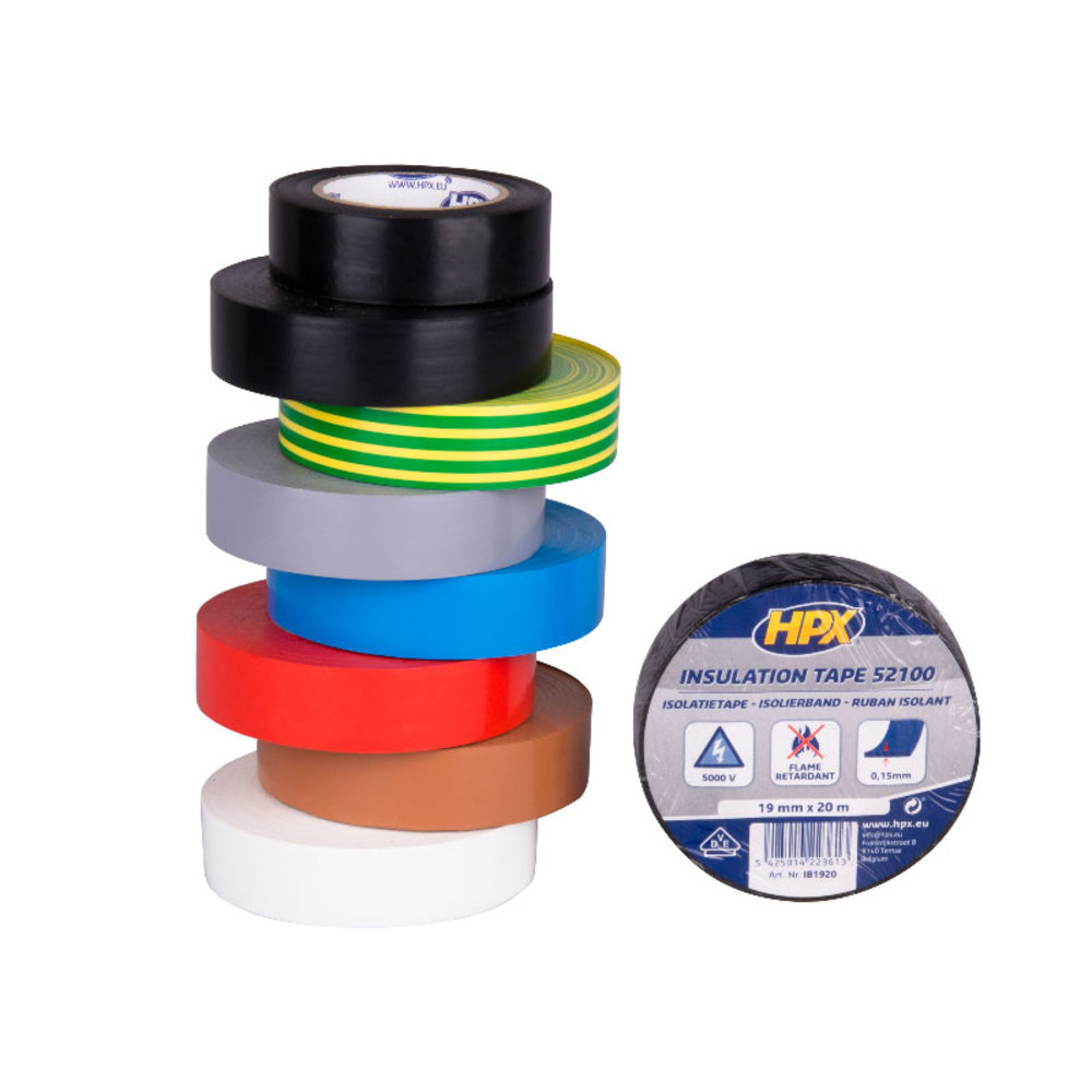 HPX HPX Isolatietape 52100 19mm x 20m