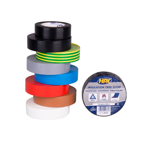 HPX HPX Isolatietape 52100 19mm x 20m