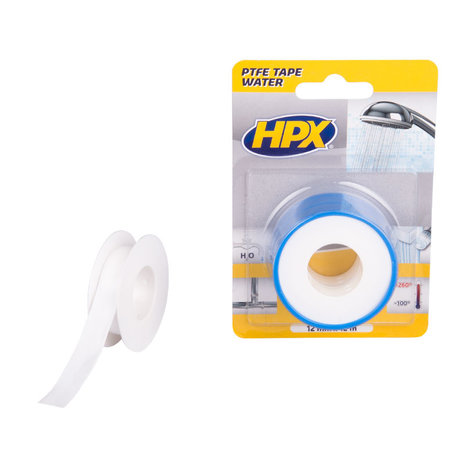 HPX HPX Afdicht Tape voor water 12mm x 12m HPX HPX Afdicht Tape voor water 12mm x 12m