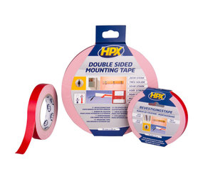 HPX HPX Dubbelzijdige bevestigingstape 19mm x 5m HPX HPX Dubbelzijdige bevestigingstape 19mm x 5m
