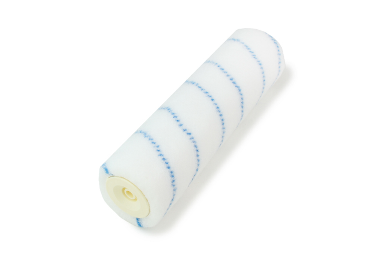 Veba VEBA Verfroller nylon 25cm 14mm dubbeldik blauwstreep Veba VEBA Verfroller nylon 25cm 14mm dubbeldik blauwstreep