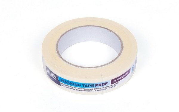 Veba VEBA Masking tape professioneel 25mm x 50m Veba VEBA Masking tape professioneel 25mm x 50m