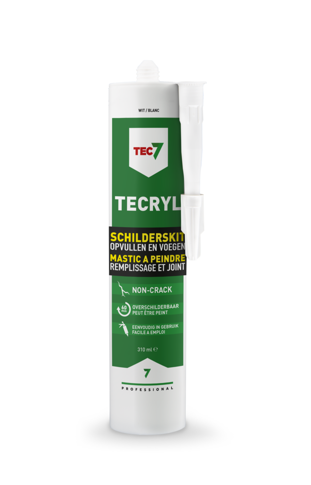 Tec7 Tec7 - Tecryl - Schilderskit - Wit - Koker 310ML Tec7 Tec7 - Tecryl - Schilderskit - Wit - Koker 310ML