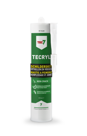 Tec7 Tec7 - Tecryl - Schilderskit - Wit - Koker 310ML Tec7 Tec7 - Tecryl - Schilderskit - Wit - Koker 310ML