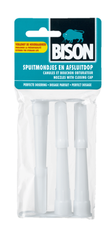 Bison Bison Spuitmondjes 3 stuks Bison Bison Spuitmondjes 3 stuks