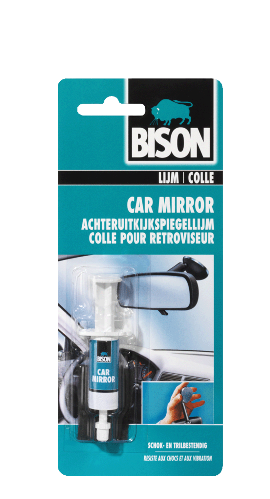 Bison Bison Lijm Car Mirror 2ml Bison Bison Lijm Car Mirror 2ml