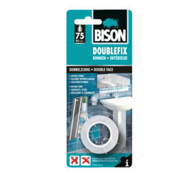 Bison Bison Doublefix Binnen Rol 1,5m x 19mm Bison Bison Doublefix Binnen Rol 1,5m x 19mm