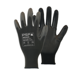 PSP PSP 10-610 PU Poly Flex Black Werkhandschoen - 12 paar PSP PSP 10-610 PU Poly Flex Black Werkhandschoen - 12 paar