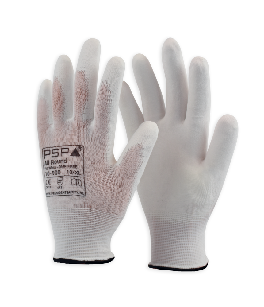 PSP PSP 10-900 PU White DMF Vrij Werkhandschoen PSP PSP 10-900 PU White DMF Vrij Werkhandschoen