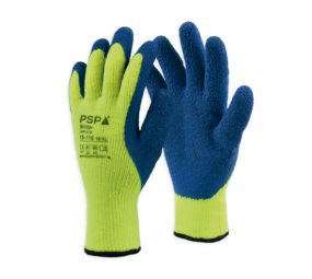 PSP PSP 18-110 Winter Latex Grip Hi-Vis Werkhandschoen PSP PSP 18-110 Winter Latex Grip Hi-Vis Werkhandschoen