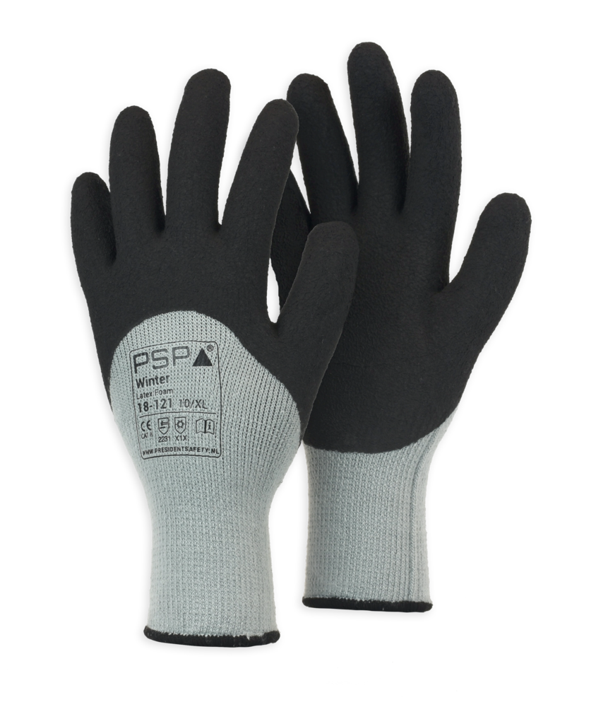 PSP PSP 18-121 Winter Latex Foam Werkhandschoen PSP PSP 18-121 Winter Latex Foam Werkhandschoen