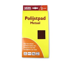 Veba Veba Polijstpad metaal Grof 150x240 - 2 stuks Veba Veba Polijstpad metaal Grof 150x240 - 2 stuks