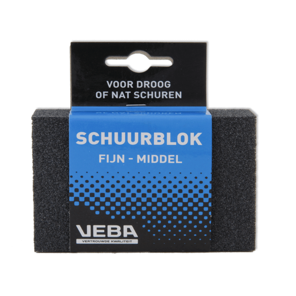 Veba Veba Schuurblok 10x7x2,5cm - verschillende groftes Veba Veba Schuurblok 10x7x2,5cm - verschillende groftes