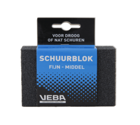 Veba Veba Schuurblok 10x7x2,5cm - verschillende groftes Veba Veba Schuurblok 10x7x2,5cm - verschillende groftes