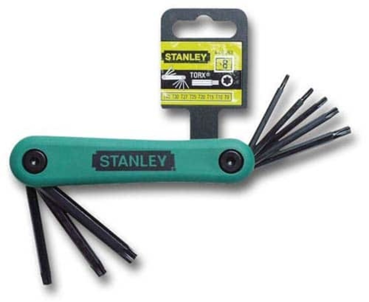 Stanley Stanley Stiftsleutelset 8-delig T9-T40 Stanley Stanley Stiftsleutelset 8-delig T9-T40