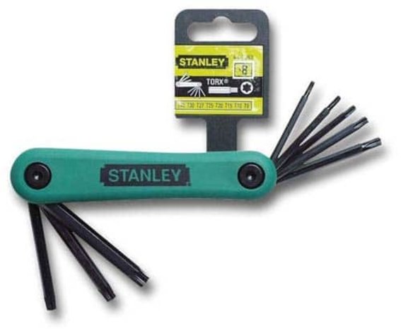 Stanley Stanley Stiftsleutelset 8-delig T9-T40 Stanley Stanley Stiftsleutelset 8-delig T9-T40