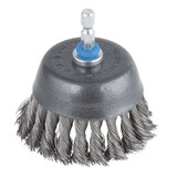 Wolfcraft Wolfcraft Komborstel staal 75mm gevlochten Wolfcraft Wolfcraft Komborstel staal 75mm gevlochten