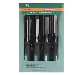 Brüder Mannesmann Mannesman Houtsteekbeitel set 4-delig Brüder Mannesmann Mannesman Houtsteekbeitel set 4-delig