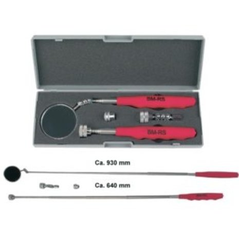 Brüder Mannesmann Mannesmann Telescoop spiegel met magneet Brüder Mannesmann Mannesmann Telescoop spiegel met magneet