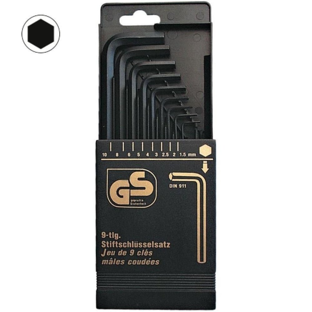 Brüder Mannesmann Mannesmann Stiftsleutelset 9-Delig Brüder Mannesmann Mannesmann Stiftsleutelset 9-Delig