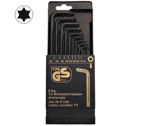 Brüder Mannesmann Mannesmann Torx haakse stiftsleutelset 9-delig Brüder Mannesmann Mannesmann Torx haakse stiftsleutelset 9-delig