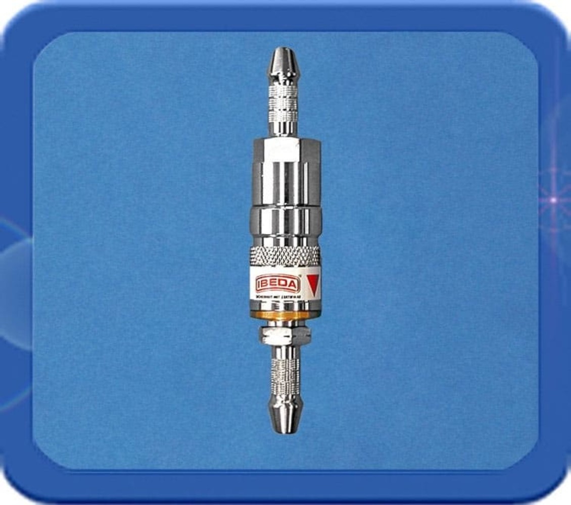 IBEDA Snelkoppeling gas 8mm tussen de slang - Ibeda IBEDA Snelkoppeling gas 8mm tussen de slang - Ibeda