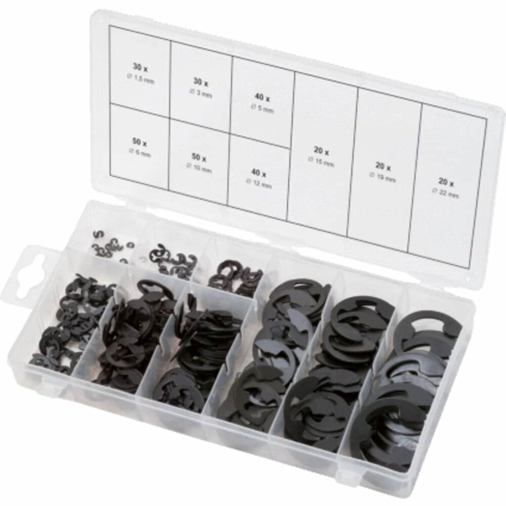 Rondelles élastiques - KS TOOLS - Assortiment - 1200 pcs - Acier - Conforme DIN127 Rondelles élastiques - KS TOOLS - Assortiment - 1200 pcs - Acier - Conforme DIN127