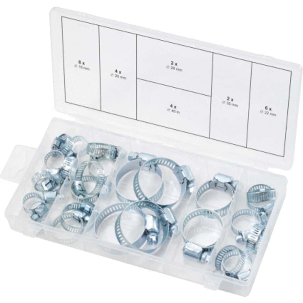 Slangklemmen knijp assortiment, 150-delig - www