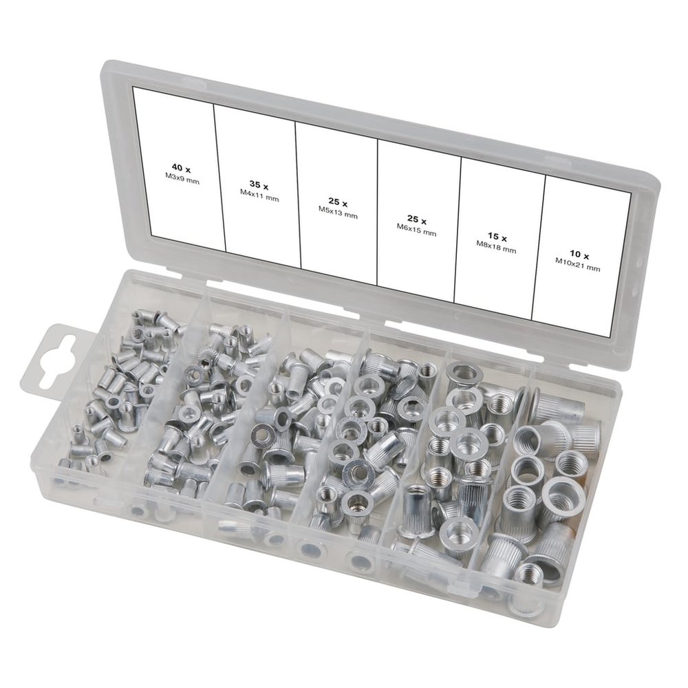 KS-Tools KS-Tools Assortiment Blindklinkmoeren Aluminium M3x9mm-M10x21mm - 150-dlg KS-Tools KS-Tools Assortiment Blindklinkmoeren Aluminium M3x9mm-M10x21mm - 150-dlg