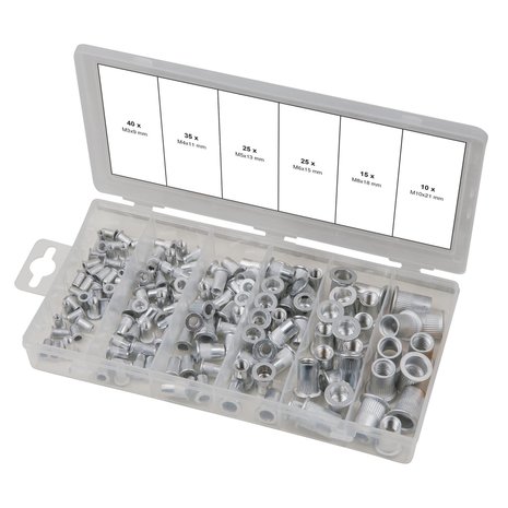 KS-Tools KS-Tools Assortiment Blindklinkmoeren Aluminium M3x9mm-M10x21mm - 150-dlg KS-Tools KS-Tools Assortiment Blindklinkmoeren Aluminium M3x9mm-M10x21mm - 150-dlg
